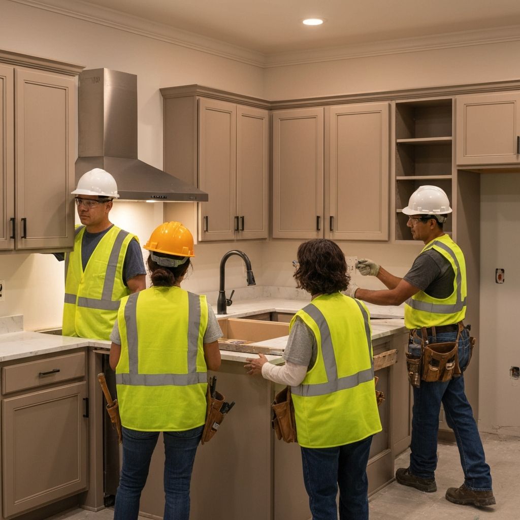 Professional kitchen renovation